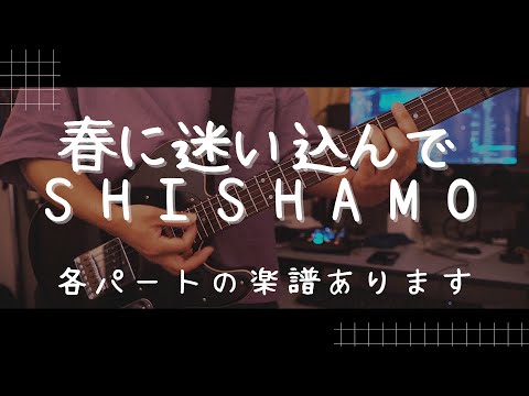 【楽譜あります】春に迷い込んで / #SHISHAMOガチ勢が弾いてみた #ギター #ベース #shishamo #TAB
