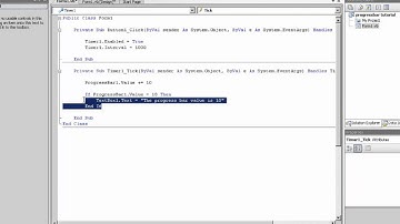Visual Basic.Net Tutorial 03 - Using a Progress Bar