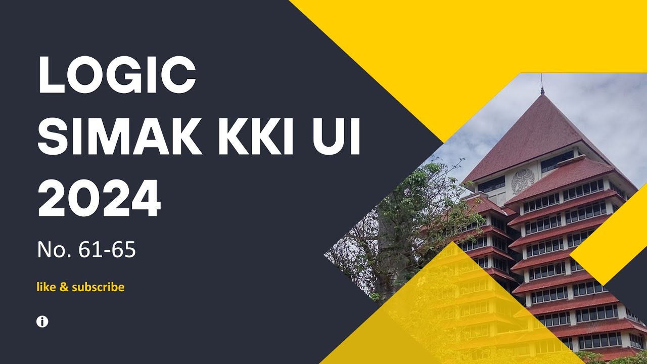 Logic SIMAK KKI UI 2024 No.61 65