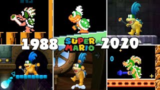 Evolution Of Larry Koopa Battles In 2D Super Mario Platform Games [1988-2020]