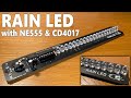 RAIN LED with NE555 & CD4017 (Rain Drop Effect) - PCB Tutorial