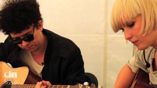 The Raveonettes - Lust + My Time&#39;s Up - acoustic @ Gin In Teacups