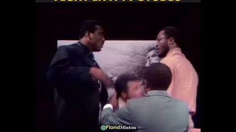 Muhammad Ali Got Into Fight In A TV Studio