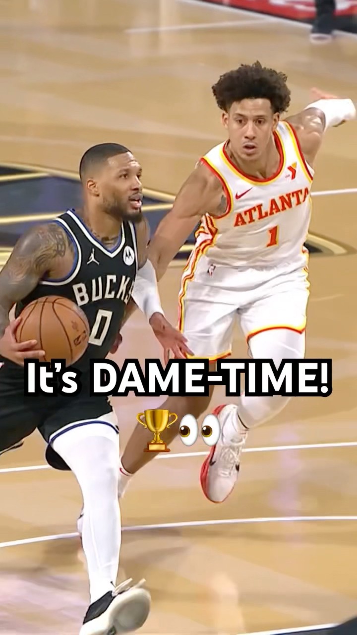 Damian Lillard’s CLUTCH BUCKET! “You know what time it is!” ⌚️?|#Shorts