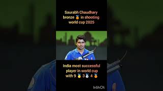 Saurabh Chaudhary Win In Shooting World Cup 2025.