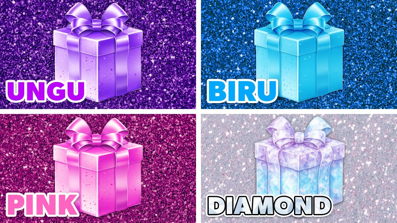 Pilih Hadiahmu...! Diamond, Biru, Pink, atau Ungu? 💎🎀💙💜