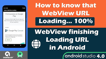 How to listen for a WebView finishing loading a URL | How to know that my WebView is loaded 100% ?