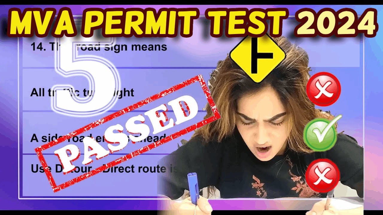 MVA Permit Test 2024 MVA Permit Practice Test Online Questions and