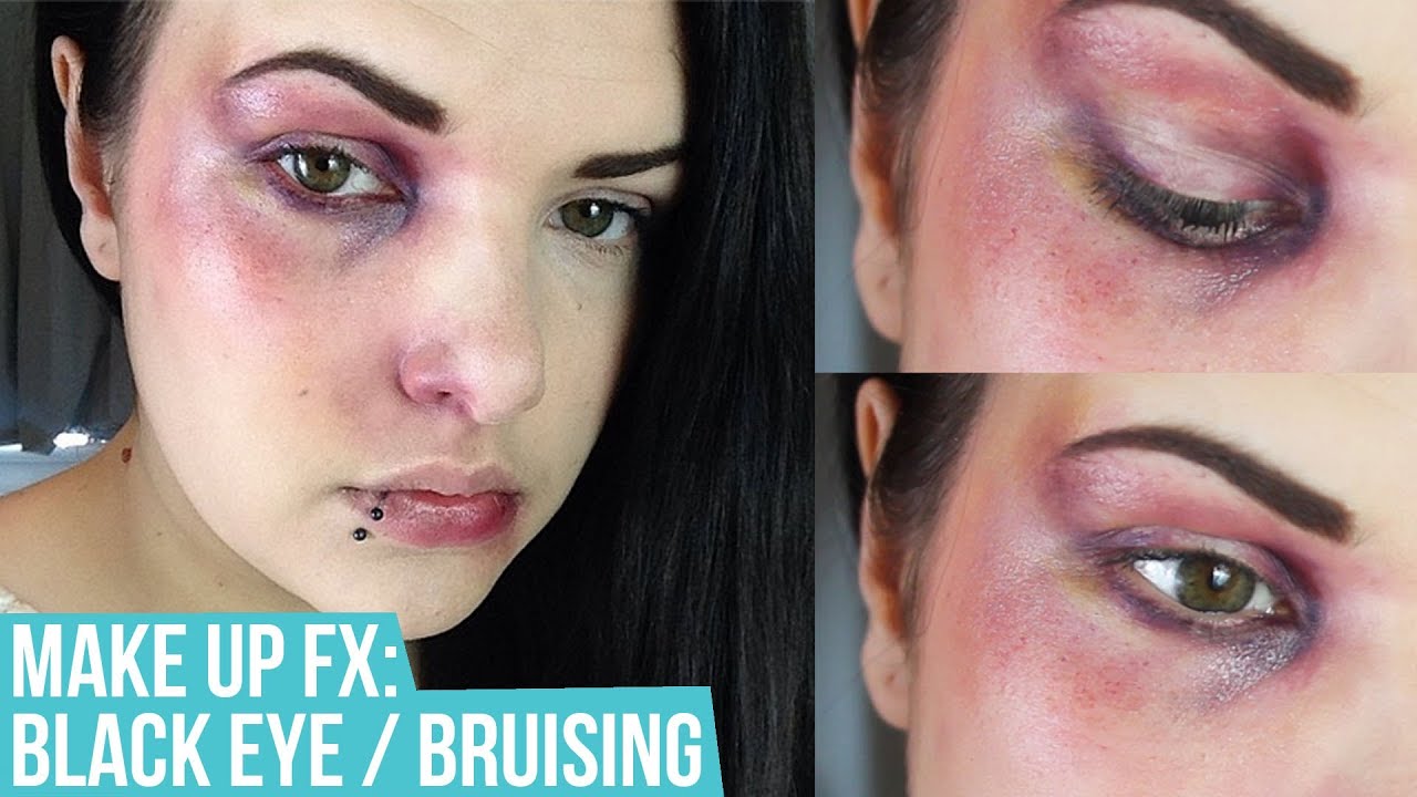 MAKEUP SFX Black Eye / Bruising YouTube