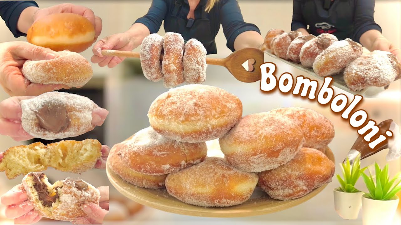 BOMBOLONI мягкое и сухое с Нутеллой и одинаковым тестом GRAFFE ВСЕ ЗА СТОЛОМ
