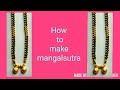 How to make mangalsutra
