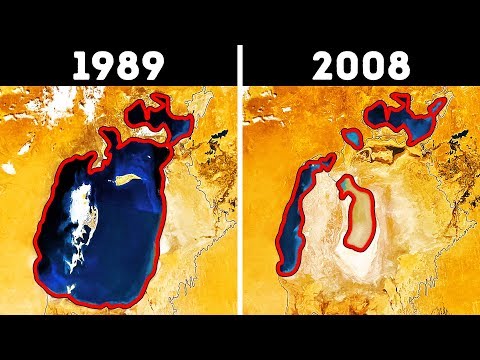 Nós destruímos o quarto maior lago do mundo