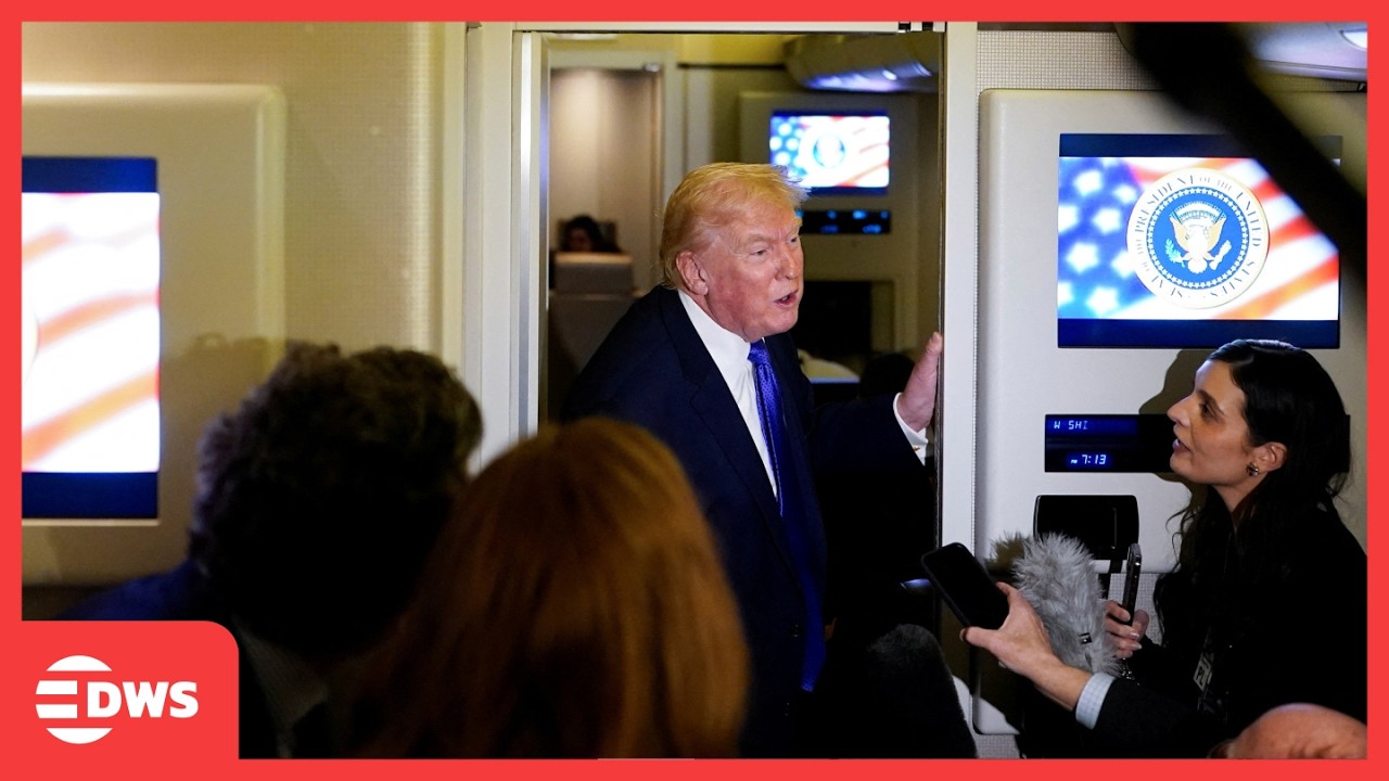 WATCH FULL Q/A SESSION: Trump Talks Iran, Ukraine, Cuba with Reporters Aboard Air Force One | AC1Z