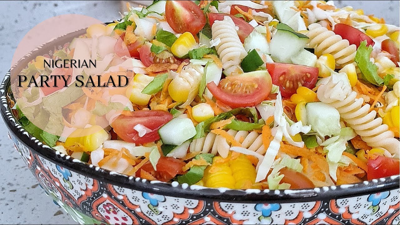 THE PERFECT NIGERIAN PARTY SALAD THE KITCHEN MUSE YouTube