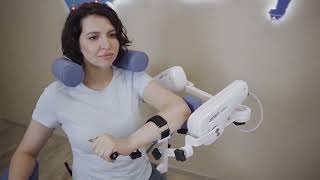 Видеоинструкция по эксплуатации Ormed FLEX F04 аппарата для реабилитации плечевого сустава