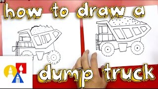 How To Draw A Dump Truck