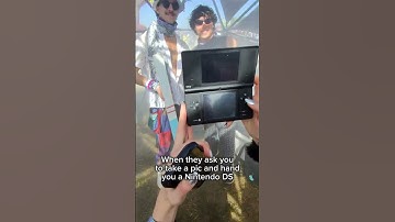 Nintendo DS at a Music Festival