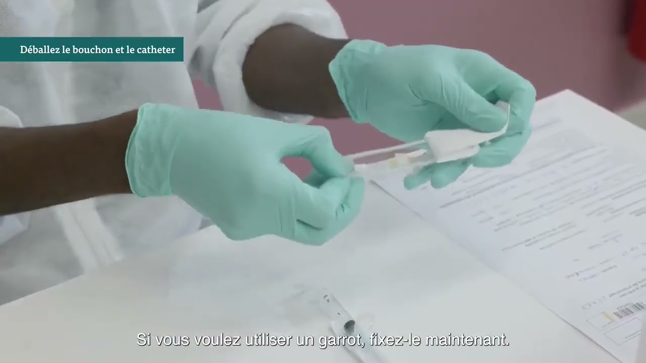 Prélèvement des hémocultures avec un cathéter chez un nouveau-né (V3)