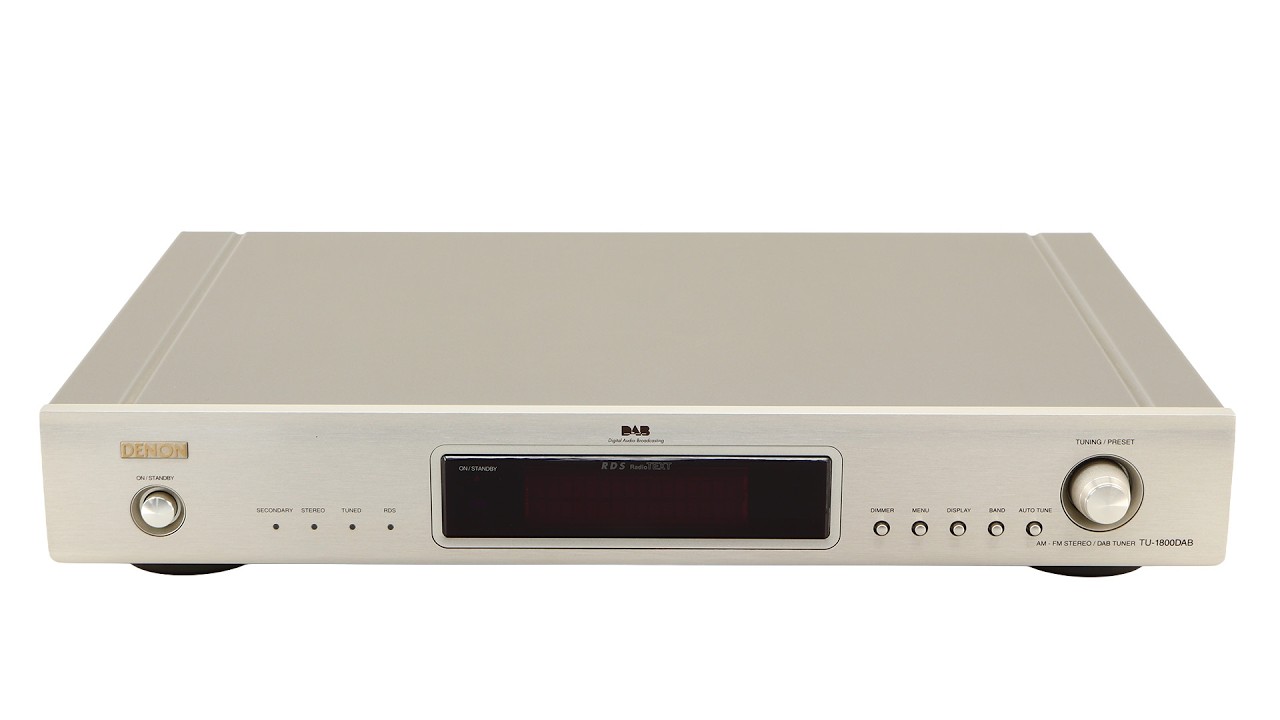 DENON ラジオチューナー TUNER シルバー Denon TU-1800 DAB/FM Tuner - Silver | 2ndhandhifi - YouTube