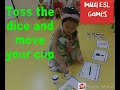 49- ESL Flashcards Game | Move Your Cup | Ludo style ESL game for Kids | Muxi ESL Tips|