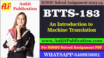BTTS-183 Solved Assignment 2023 for January 2023 and July 2023 Session