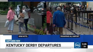 Thousands heading to Muhammad Ali International Airport after Kentucky Derby 150