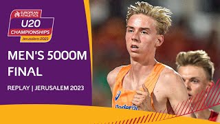 Dutch Distance running prodigy! ✨ Men's 5000m final | Jerusalem 2023