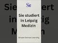 "Learn German: Talking about studies and university" #shorts