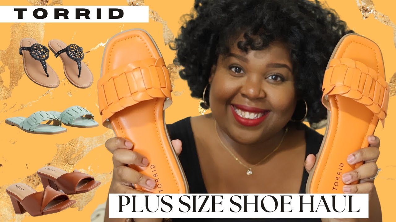 Plus Size Summer Fine: Torrid Shoe Haul - YouTube