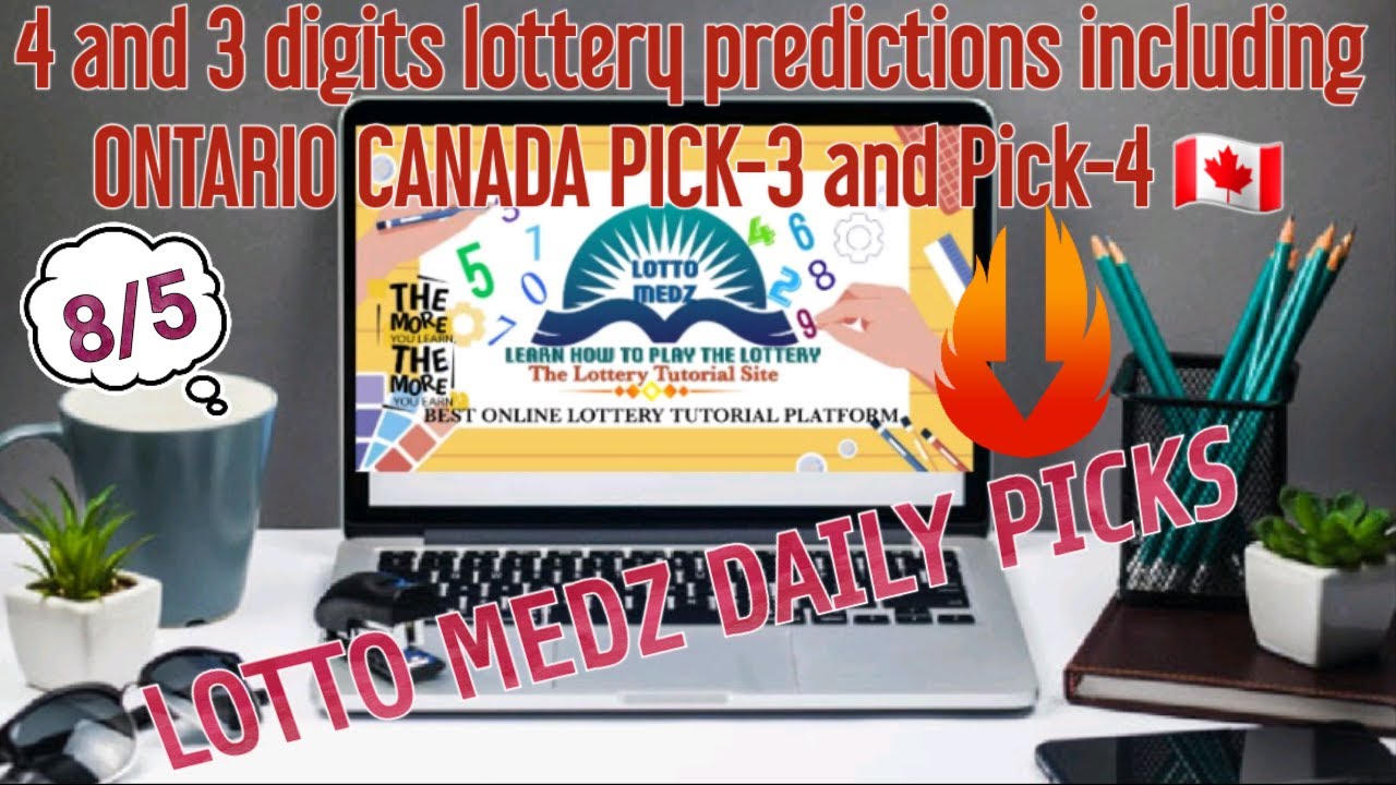 4 and 3 digits lottery predictions including ONTARIO CANADA PICK-3 and Pick-4 Lottery Numbers