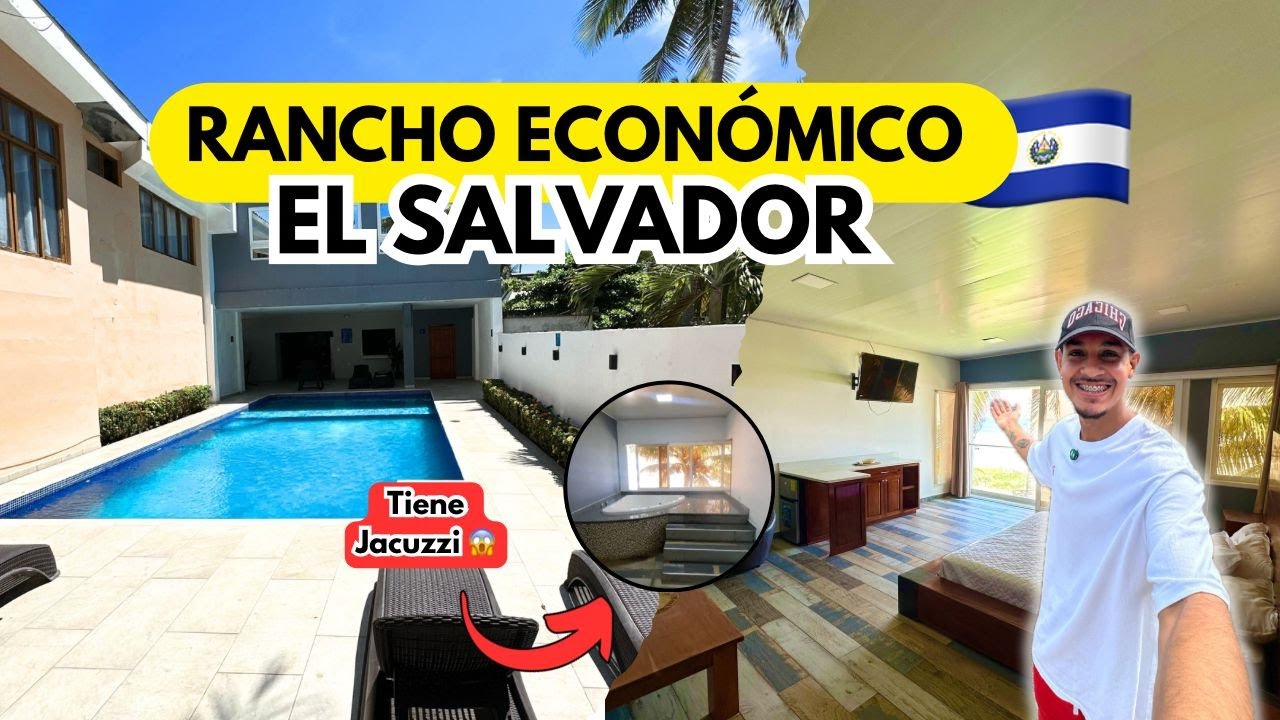 RANCHO DE PLAYA PARA VISITAR EN EL SALVADOR 🇸🇻🏝️ en primera fila😮‍💨☀️SAN DIEGO LA LIBERTAD