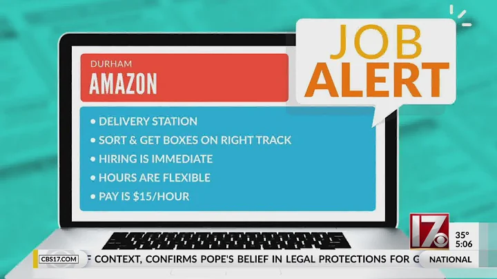 CBS 17 Job Alert - Amazon in Durham is hiring