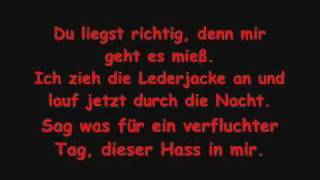 kay one - durch die nacht (lyrics)