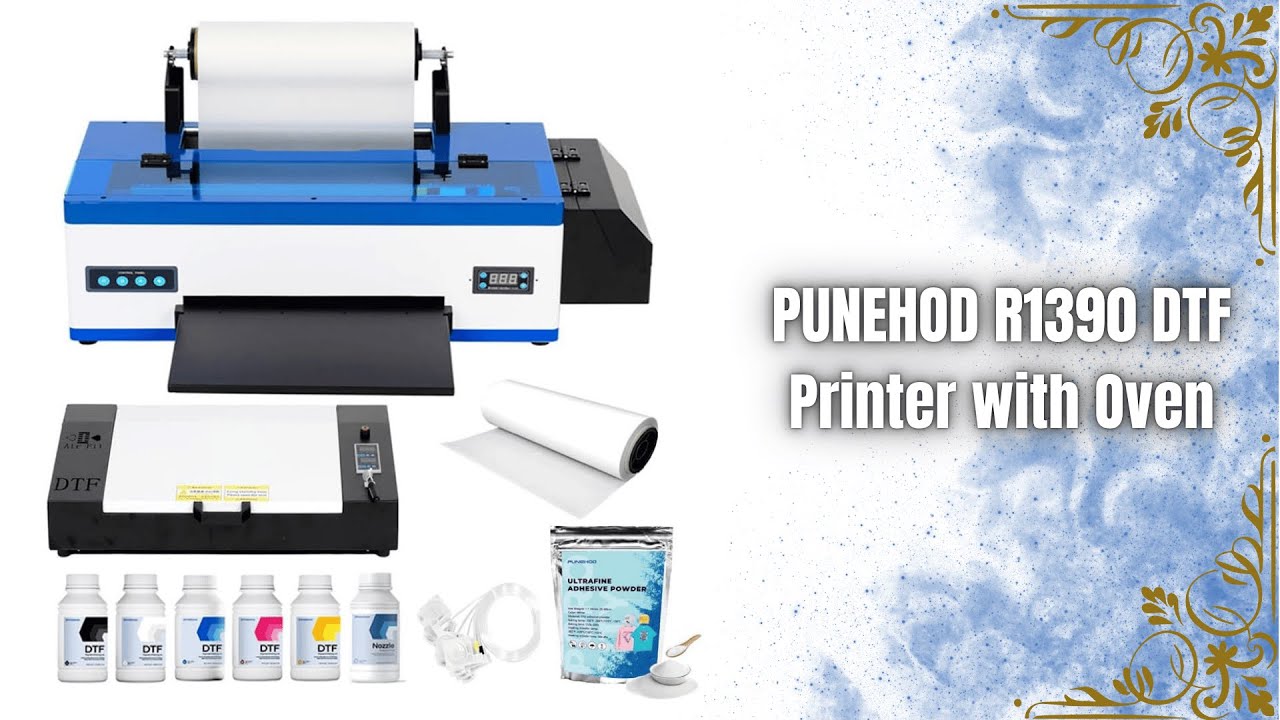 PUNEHOD R1390 DTF Printer Review | Pro-Level A3 DTF Printing at Home