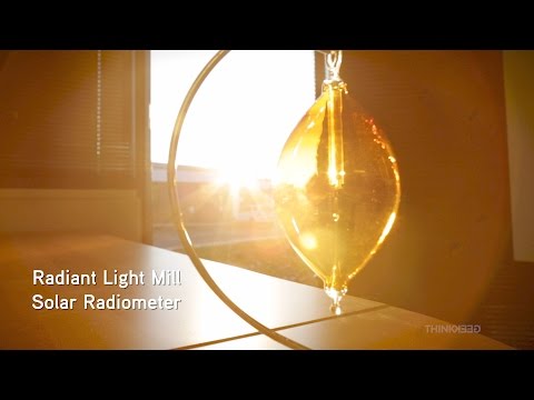 Radiant Light Mill - Solar Radiometer from ThinkGeek