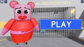 NEW BABY PEPPA PIG BARRY Walkthrough Full GAMEPLAY #roblox #ScaryObby