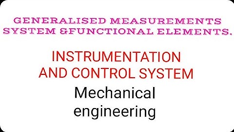Generalised measurement system and it