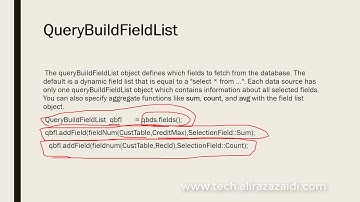 DynamicQuery X++ MSDyn365FO, Dynamics 365 For Finance and operations Tip