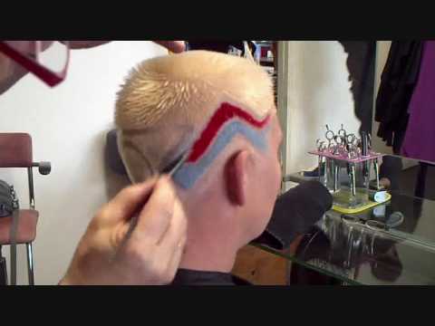 Extream Clipper haircut Platinum blond with ARTcolor by Theo Knoop 2010