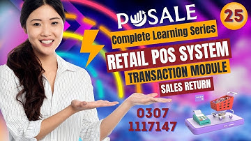 POSALE Retail POS Learning Series | Lecture 25 | Sales Return | #pos #invetory #software