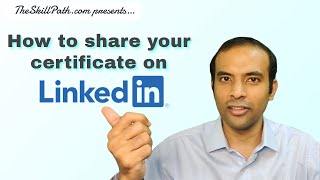 How to share your certificate on LinkedIn ? Secret Technique with detailed explanation of why