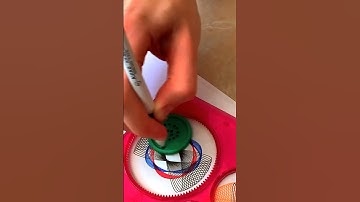 Magic Ruler Small ruler, big wisdom #2024 #shorts #funny #fun #spirograph #painting #tutorial