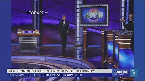 Ken Jennings starts as Jeopardy! guest host Monday, says Alex Trebek did "impressive, perfect job"
