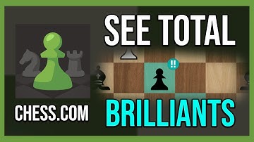 How To See Total Brilliant Moves In Chess.com (Tutorial)