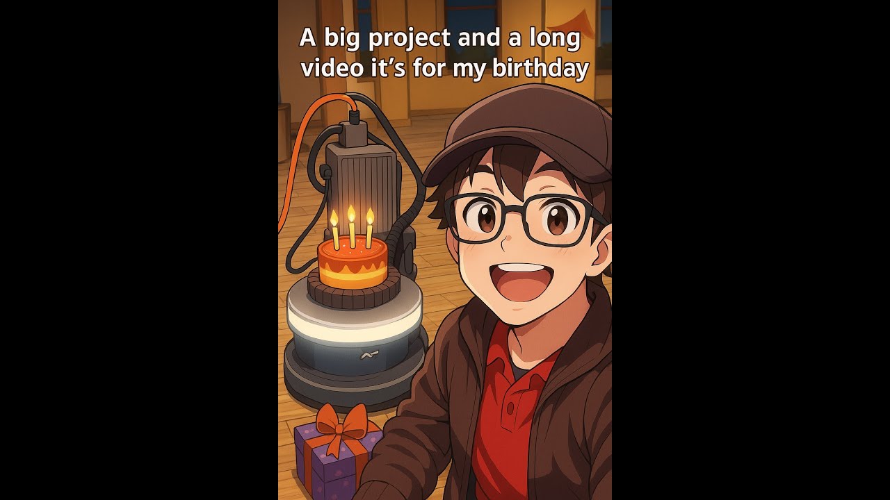 A big project and a long video   it's for my birthday