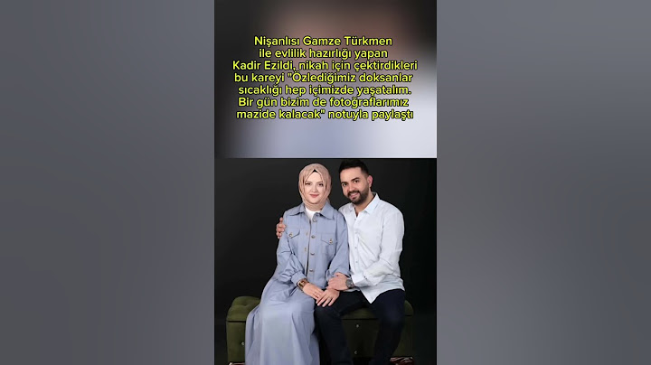 Nişanlısı Gamze Türkmen ile Evlilik Hazırlığı Yapan Kadir Ezildi Yeni Paylaşım#kadirezildi #magazin