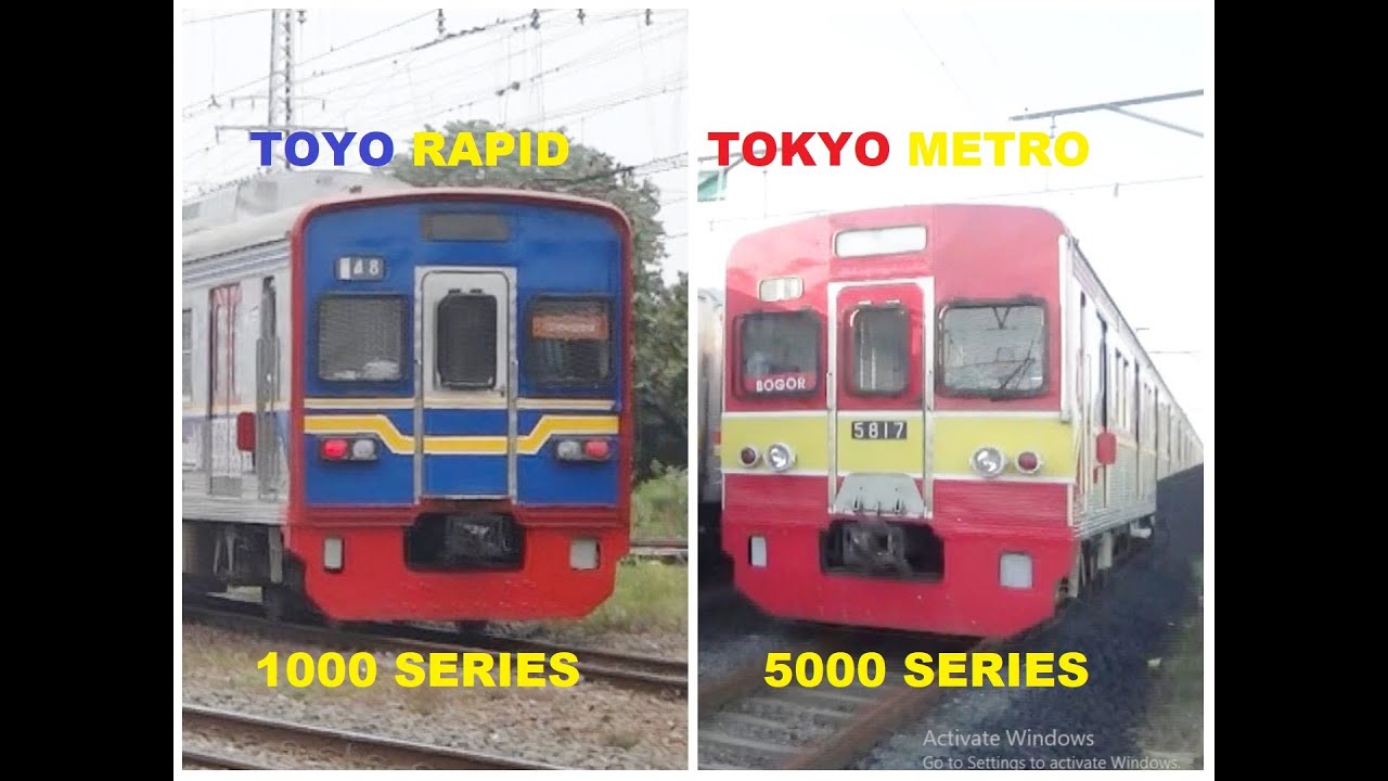 Si Kembar Tokyo Metro 5000 dan Toyo Rapid 1000