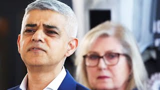 Sadiq Khan booed and heckIed as he deIivers victory speech after being re-eIected