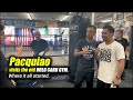 Manny Pacquiao "The GOAT" Visits The Old Wild Card Gym - Where It All Started