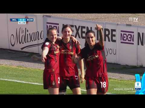 Milan-Roma 1-0 | Che stacco Piemonte | Coppa Italia Femminile Ferrovie dello Stato Italiane 2022/23